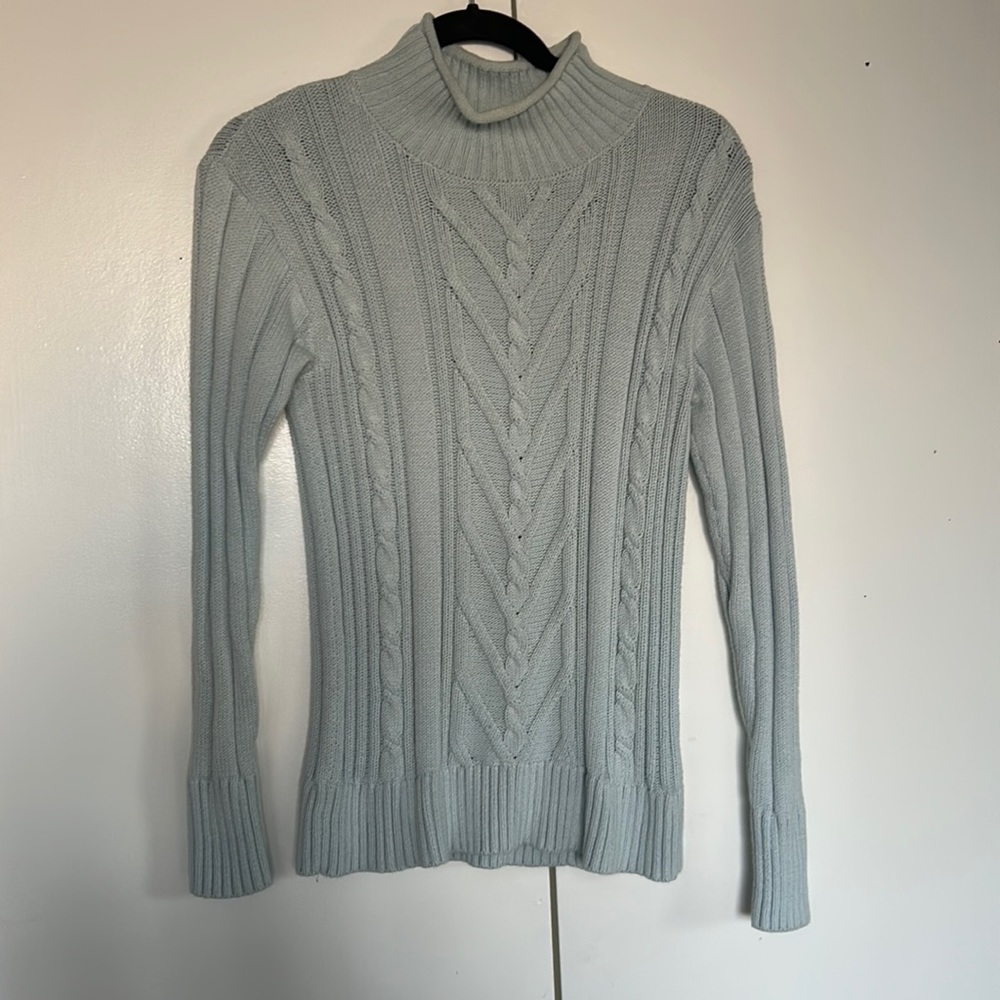 JCrew baby blue sweater